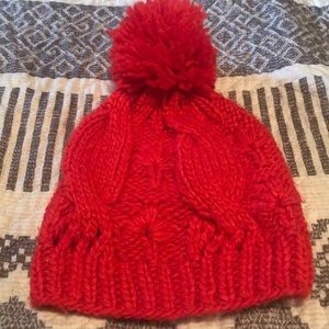 Red beanie